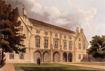 Exterior of Magdalene College Library, Cambridge, from 