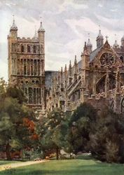 Exeter from the Palace Gardens