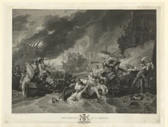 The Battle at La Hogue, 1692
