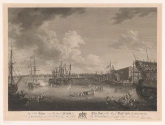View of the Royal Dockyard at Deptford