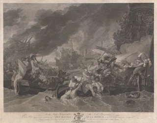 The Battle at La Hogue
