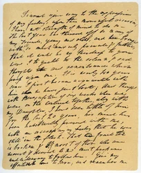 Letter from William Wordsworth on the death of Samuel Taylor Coleridge, 29th July 1834