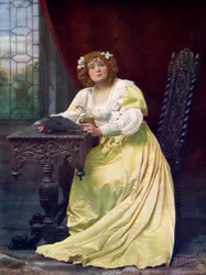 Eva Moore 1870-1955, English actress, 1899-1900