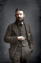 George Bernard Shaw, Irish dramatist, critic and Fabian, 1893