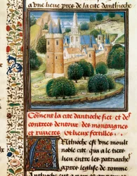 Miniature of First crusade, William of Tyre (1130-1185)