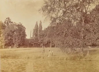 Pond near a Country House