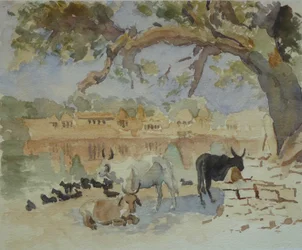 Jaisalmer - Gadi Sagar (sketch)
