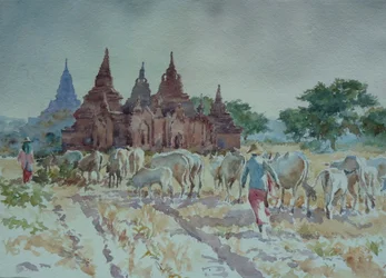 928 Bagan, homewards herding