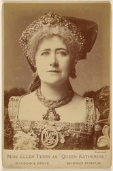 Miss Ellen Terry as Queen Katherine
