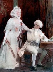 Winifred Emery and Cyril Maud in The School for Scandal
