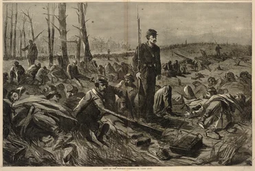 Army of the Potomac - Sleeping on Their Arms, from Harper
