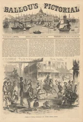 Corner of Winter, Washington, and Summer Streets, Boston, from Ballou