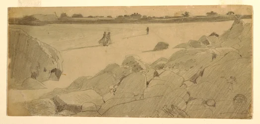Beach at Marshfield, 1869–74