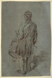Drummer Seen from the Back, probably 1864