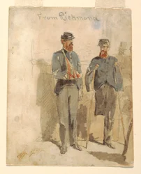 From Richmond; Two Wounded Soldiers, 1862