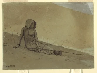 Girl Seated on a Hillside, 1878