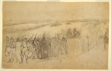 Marching Infantry Column, ca. 1862