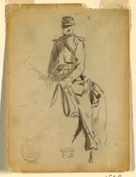 Mounted Cavalry Officer, 1862