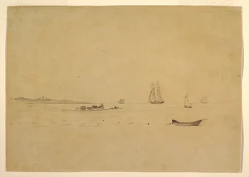 Point of Land with a Lighthouse, ca. 1880