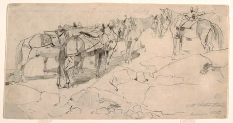 Study for "Mount Washington" and "The Summit of Mt. Washington", 1869