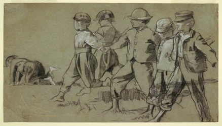 Study for "Snap the Whip", 1872