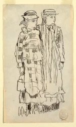 Two Girls, 1879