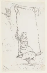 Girl on a Swing