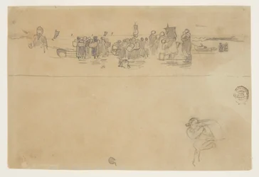 Groups of Women at Beach, Cullercoats, England