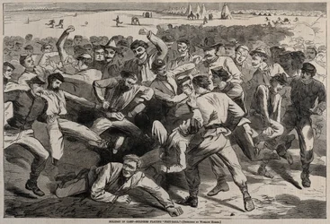 Holiday in Camp - Soldiers Playing "Foot-Ball"