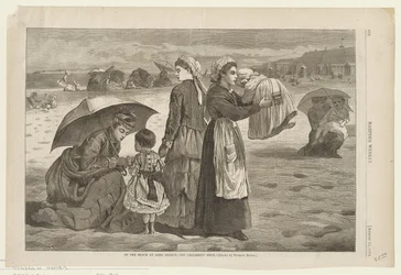 On the Beach at Long Branch - The Children