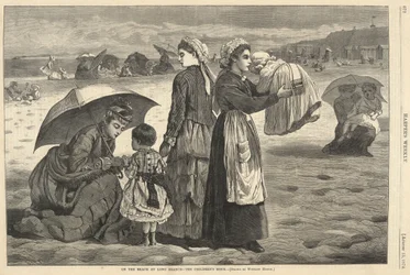 On the Beach at Long Branch - The Children
