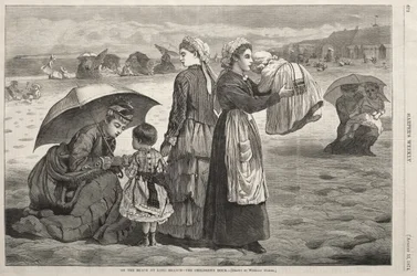 On the Beach at Long Branch - The Children