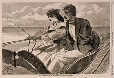 Our Watering Places--The Empty Sleeve at Newport, from Harper