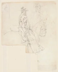 Side View of a Mounted Officer
