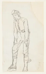 Soldier with Pipe in His Mouth