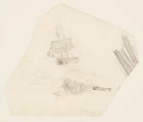 Square Rigger in a Stormy Sea