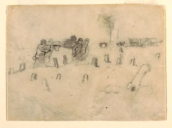 Stretcher Bearers Carrying a Soldier