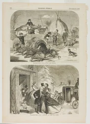 Thanksgiving Day—Ways and Means and Thanksgiving Day—Arrival at the Old Home