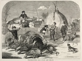 Thanksgiving Day - Ways and Means, 1858
