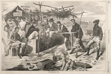 Thanksgiving in Camp, 1862