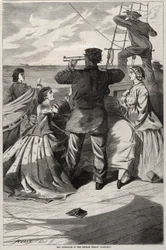 The Approach of the British Pirate "Alabama"