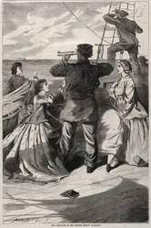 The Approach of the British Pirate Alabama