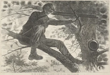 The Army of the Potomac - A Sharp-Shooter on Picket Duty