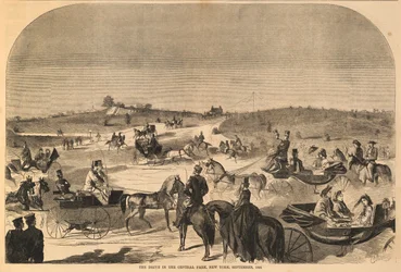 The Drive in Central Park, New York, September 1860