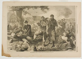 The Surgeon at Work at the Rear During an Engagement