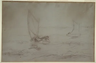Two Sloops Sailing