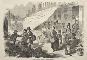 View in South Market Street, Boston