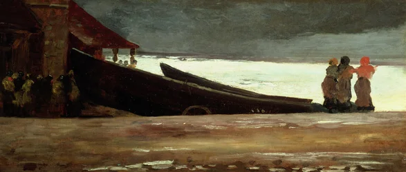 Watching a Storm on the English Coast