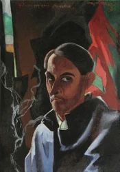 The Last Cigarette of the Condemned (Self-Portrait)