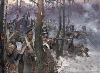 Battle of Olszynk Grochowsk, Warsaw, 25 February 1831, 1912
